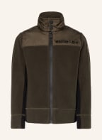 MONCLER enfant Unterziehjacke aus Fleece im Materialmix , Farbe: OLIV/ DUNKELBLAU (Bild 1)