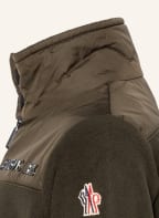 MONCLER enfant Unterziehjacke aus Fleece im Materialmix , Farbe: OLIV/ DUNKELBLAU (Bild 1)
