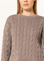 LAUREN RALPH LAUREN Pullover im Materialmix , Farbe: TAUPE (Bild 1)