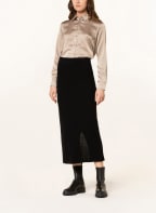 LAUREN RALPH LAUREN Hemdbluse aus Satin, Farbe: BRAUN (Bild 1)