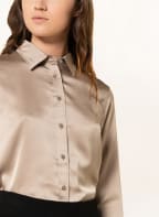 LAUREN RALPH LAUREN Hemdbluse aus Satin, Farbe: BRAUN (Bild 1)