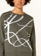 LAUREN RALPH LAUREN Sweatshirt, Farbe: DUNKELGRÜN/ SILBER (Bild 1)