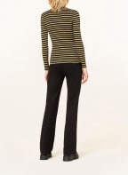 LAUREN RALPH LAUREN Longsleeve mit Glitzergarn, Farbe: SCHWARZ/ GOLD (Bild 1)