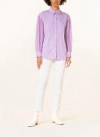 LAUREN RALPH LAUREN Hemdbluse, Farbe: HELLLILA/ WEISS (Bild 1)