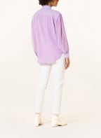 LAUREN RALPH LAUREN Hemdbluse, Farbe: HELLLILA/ WEISS (Bild 1)