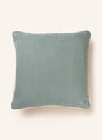 JONATHAN ADLER Linen decorative cushion POMPIDOU with down fill, Color: MINT (Image 1)
