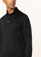 GRAN SASSO Jersey polo shirt, Color: BLACK (Image 1)