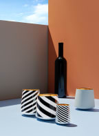 SIEGER by FÜRSTENBERG Wine goblet, Color: WHITE/ BLACK/ GOLD (Image 1)
