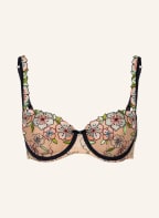 MARIE JO Balconette bra RAIA , Color: NUDE/ BLACK/ PINK (Image 1)