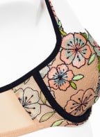 MARIE JO Balconette bra RAIA , Color: NUDE/ BLACK/ PINK (Image 1)