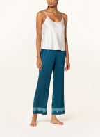 SIMONE PÉRÈLE Pajama pants SATIN SECRETS in satin , Color: TEAL (Image 1)