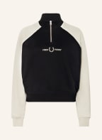 FRED PERRY Sweat-Troyer, Farbe: SCHWARZ/ CREME (Bild 1)
