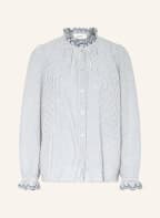 ba&sh Blusenshirt SATY, Farbe: WEISS/ BLAU (Bild 1)