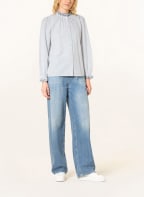 ba&sh Blusenshirt SATY, Farbe: WEISS/ BLAU (Bild 1)