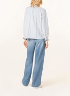 ba&sh Blusenshirt SATY, Farbe: WEISS/ BLAU (Bild 1)