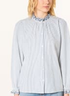 ba&sh Blusenshirt SATY, Farbe: WEISS/ BLAU (Bild 1)