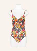 Lidea Underwire swimsuit POPPY, Color: KHAKI/ YELLOW/ RED (Image 1)
