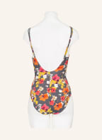 Lidea Underwire swimsuit POPPY, Color: KHAKI/ YELLOW/ RED (Image 1)
