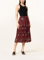TED BAKER Plisseerock ARIELLO, Farbe: ROT/ WEISS/ SCHWARZ (Bild 1)