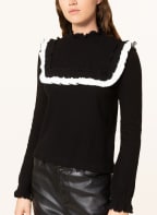SANDRO Pullover, Farbe: SCHWARZ/ WEISS (Bild 1)