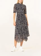 WHISTLES Mesh-Kleid, Farbe: SCHWARZ/ WEISS/ HELLLILA (Bild 1)