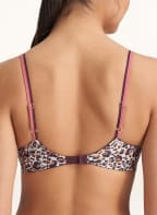 MARIE JO L'AVENTURE Balconette bra JUDE, Color: CREAM/ BLACK/ LIGHT PURPLE (Image 1)