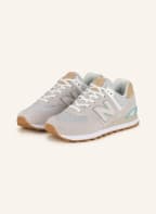 new balance Sneakers 574, Color: LIGHT GRAY/ LIGHT BLUE (Image 1)