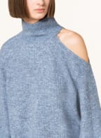 maje Cold-Shoulder-Pullover MARIA, Farbe: BLAUGRAU (Bild 1)