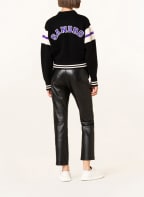 SANDRO Blouson, Farbe: SCHWARZ/ WEISS/ LILA (Bild 1)