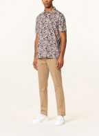 TED BAKER Piqué-Poloshirt TORIDON, Farbe: DUNKELLILA/ GRÜN/ WEISS (Bild 1)