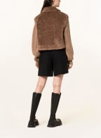 maje Strickjacke BELIA im Materialmix, Farbe: CAMEL (Bild 1)