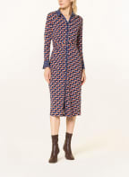 Phase Eight Hemdblusenkleid AMEL , Farbe: DUNKELBLAU/ WEISS/ ORANGE (Bild 1)