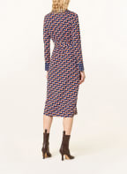 Phase Eight Hemdblusenkleid AMEL , Farbe: DUNKELBLAU/ WEISS/ ORANGE (Bild 1)