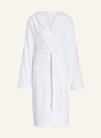 VOSSEN Unisex-Bademantel TEXAS mit Kapuze, Farbe: WEISS (Bild 1)