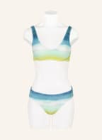 watercult Basic bikini bottoms OMBRÉ FLOW, Color: TEAL/ MINT/ DARK YELLOW (Image 1)