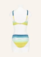 watercult Góra od bikini z fiszbinami OMBRÉ FLOW, Kolor: PETROL/ MIĘTOWY/ CIEMNOŻÓŁTY (Obrazek 1)