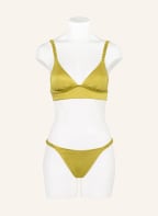 watercult Triangle bikini bottoms MAKRAMÉ LOVE , Color: GREEN (Image 1)