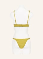 watercult Triangle bikini bottoms MAKRAMÉ LOVE , Color: GREEN (Image 1)
