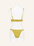 watercult Bralette-Bikini top MAKRAMÉ LOVE, Color: GREEN (Image 1)