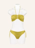 watercult Basic bikini bottoms MAKRAMÉ LOVE, Color: GREEN (Image 1)