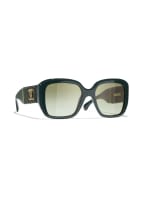CHANEL Quadratische Sonnenbrille in c622s6 - schwarz/ grau verlauf