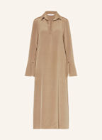ワンピース MAX MARA Cream Stretch Silk Ossola Dress Silk crêpe de Chine dress, hazelnut brown | 