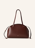 JIL SANDER Shoulder bag CURVE MEDIUM in dark brown
