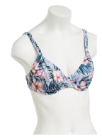 Hot Stuff Bügel-Bikini-Top SOLIDS, Farbe: BLAU/ ROSA (Bild 1)