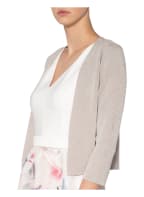 Vera Mont Bolero with 3/4 sleeve, Color: CREAM/ SILVER (Image 1)