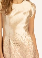 APART Jacquardkleid, Farbe: ROSA/ GOLD (Bild 1)
