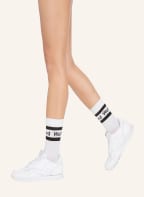 Wolford Socken LOGO RIB, Farbe: WEISS/ SCHWARZ (Bild 1)