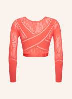 Wolford Cropped-Top SPORTY LOGO NET, Farbe: ROT (Bild 1)