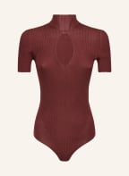 Wolford String Body MERINO RIB, Farbe: DUNKELROT (Bild 1)