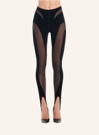 Wolford Leggings MUGLER X WOLFORD FLOCK SHAPING, Farbe: SCHWARZ (Bild 1)